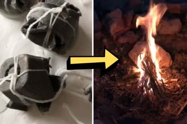 Cheap & Easy DIY Firestarter For Camping, homemade and freshly served