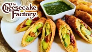 Cheesecake Factory Avocado Egg Rolls Copycat, homemade and freshly served