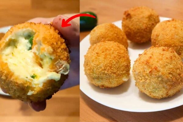 Cheesy Jalapeno Balls, homemade and freshly served