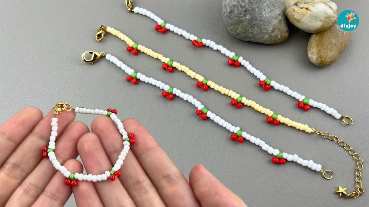How to Make a Cherry Bracelet Most Profitable Crafts to How to Make a Cherry Bracelet, Tiny cherries strung into a bracelet, and novelty fruit jewelry has been selling steadily for