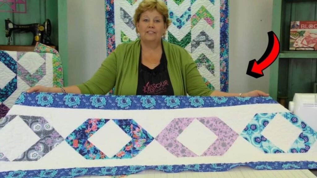Finished Chevron Block Quilt With Jenny Doan, a completed DIY project