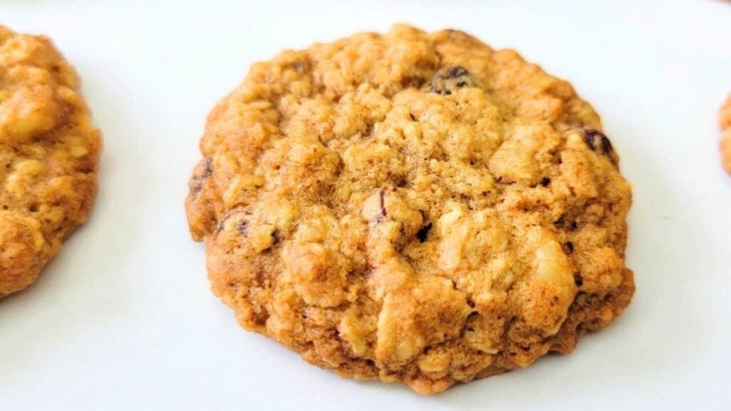 Chewy Oatmeal Cookies, homemade and freshly served