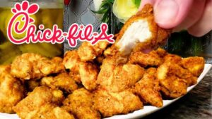 Chick-Fil-A Nuggets Copycat, homemade and freshly served