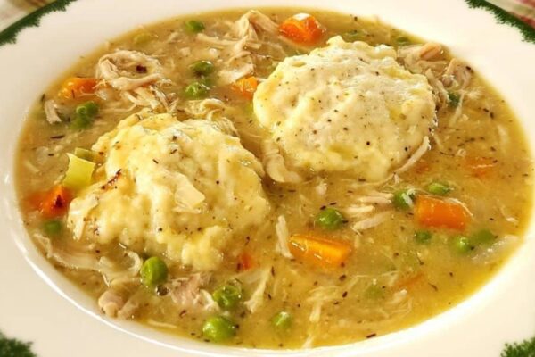 Ultimate Chicken and Dumplings, homemade and freshly served