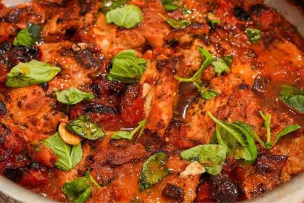 One-Pot Chicken Chorizo, homemade and freshly served
