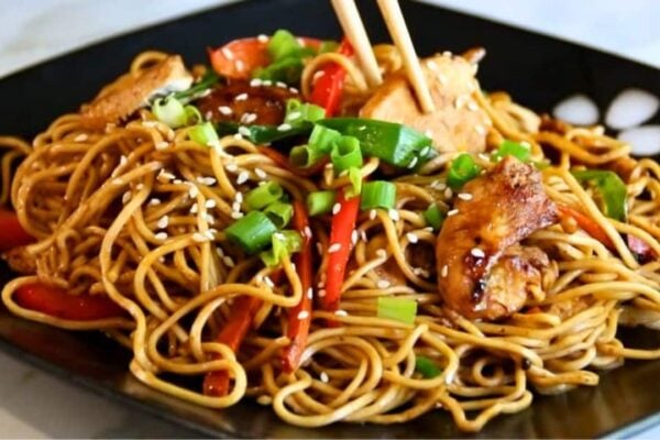 30-Minute Chicken Chow Mein, homemade and freshly served