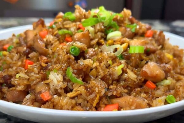 Chicken Fried Rice, homemade and freshly served