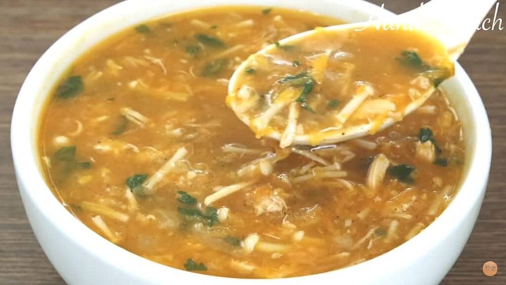 Delicious and Easy Chicken Mushroom Soup, homemade and freshly served