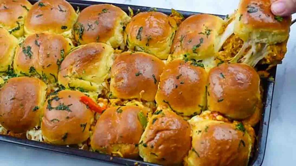Chicken Tikka Sliders, homemade and freshly served