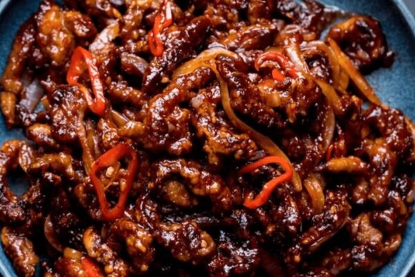 Chili Beef, homemade and freshly served