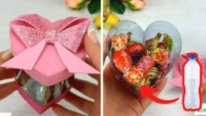 Finished 3 Christmas Gift Packaging Made from Plastic Bottles, a completed DIY project