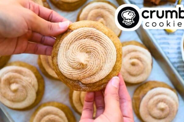 Churro Flavor Crumbl Cookie Copycat, homemade and freshly served