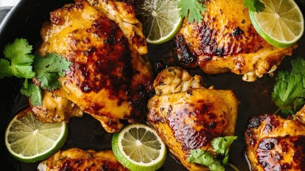 Cilantro Lime Chicken, homemade and freshly served