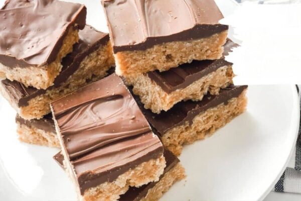 6-Ingredient Classic Scotcheroos, homemade and freshly served
