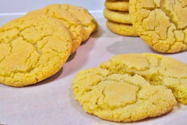 Easy Classic Sugar Cookie (No Mixer Needed), homemade and freshly served