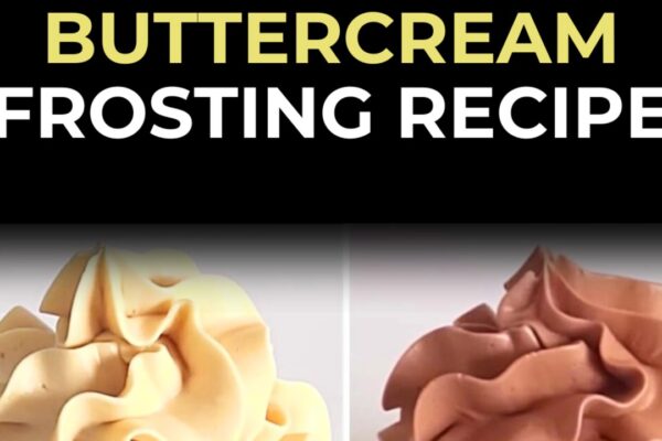 Condensed Milk Buttercream Frosting, homemade and freshly served