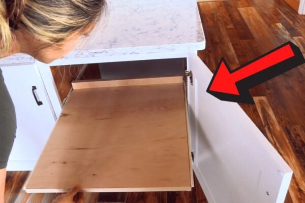 Convert Cabinet Shelves to Roll Outs for $10