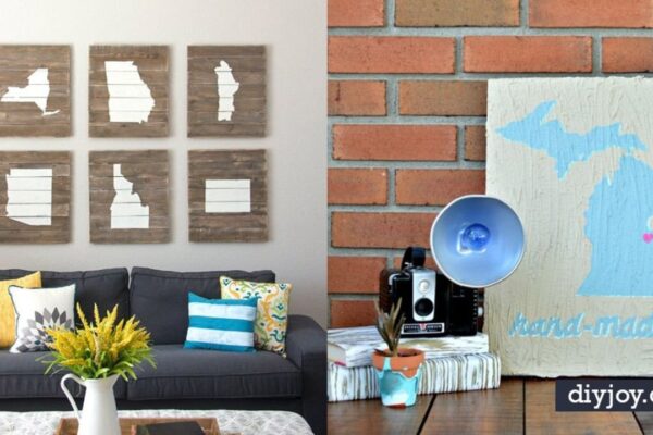 Finished 40 Cool State Crafts To Show Your Love For Where You Live, a completed DIY project