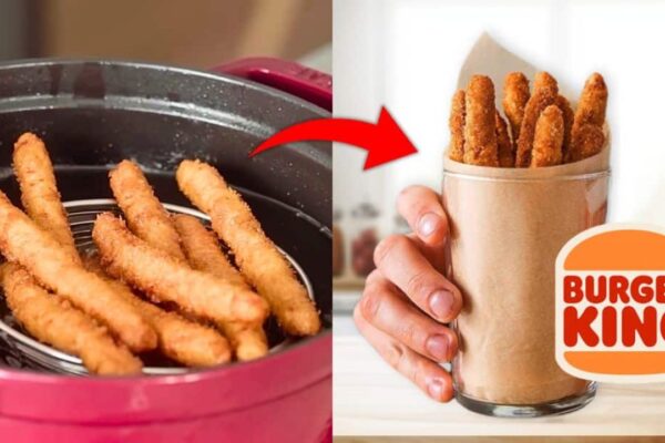 Copycat Burger King Chicken Fries, homemade and freshly served
