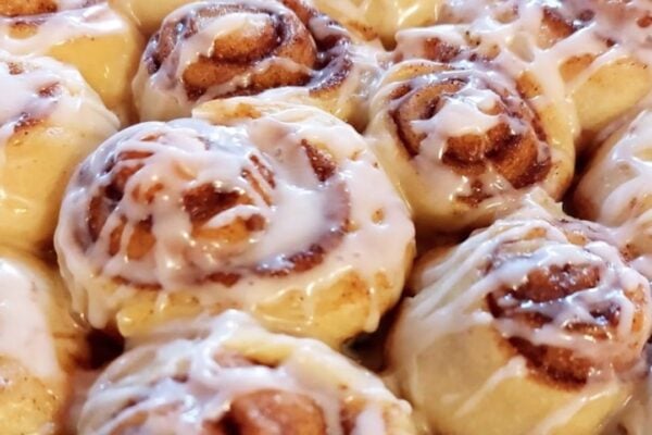 Copycat Cinnabon Cinnamon Rolls, homemade and freshly served