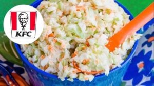Copycat KFC Coleslaw Salad, homemade and freshly served