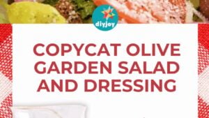 Copycat Olive Garden Salad and Dressing, homemade and freshly served