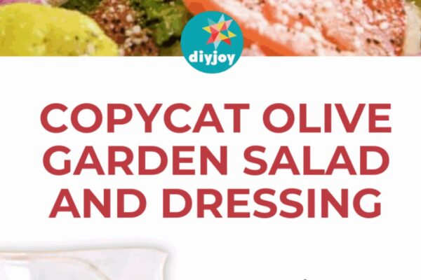 Copycat Olive Garden Salad and Dressing, homemade and freshly served