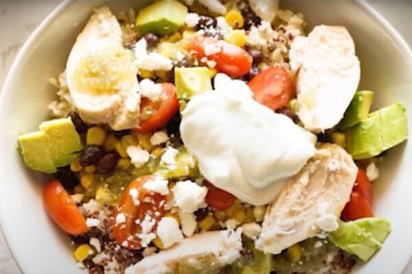 Copycat Panera Bread Baja Bowl, homemade and freshly served
