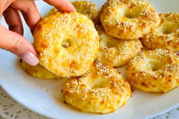 Cottage Cheese Bagels, homemade and freshly served