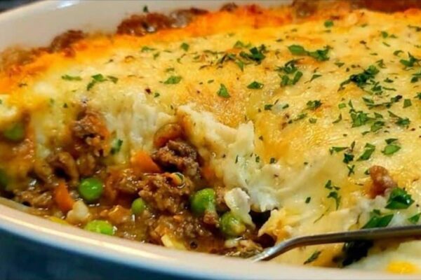 Cottage Pie, homemade and freshly served