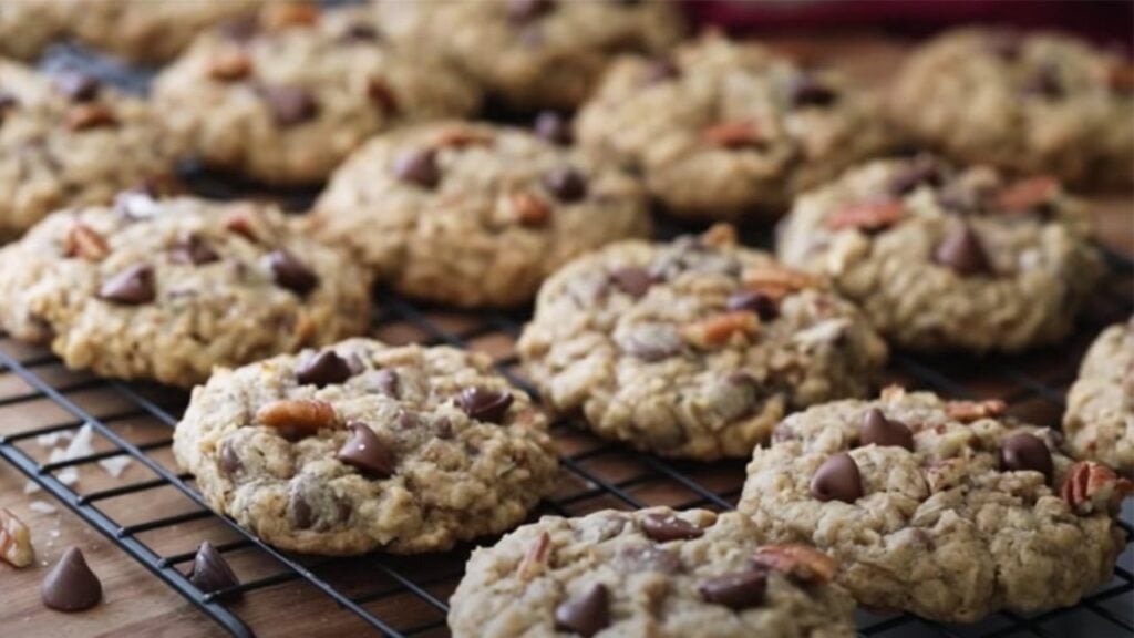 Cowboy Cookies, homemade and freshly served
