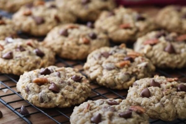 Cowboy Cookies, homemade and freshly served