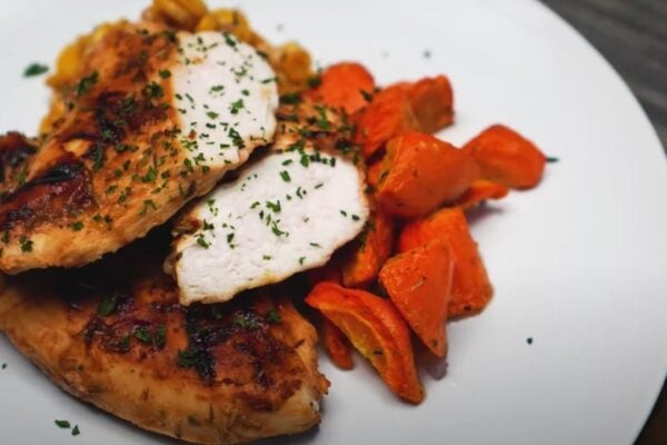 Cracker Barrel Copycat Apple Cider BBQ Chicken, homemade and freshly served