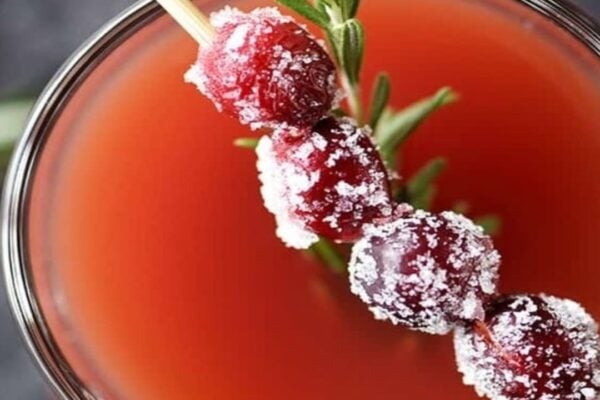 Cranberry Cider For Cozy Holidays, homemade and freshly served