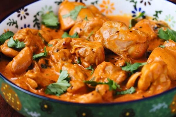 Creamy Coconut Chicken Curry, homemade and freshly served