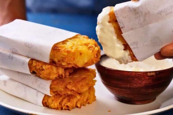 Crispy Hash Browns, homemade and freshly served
