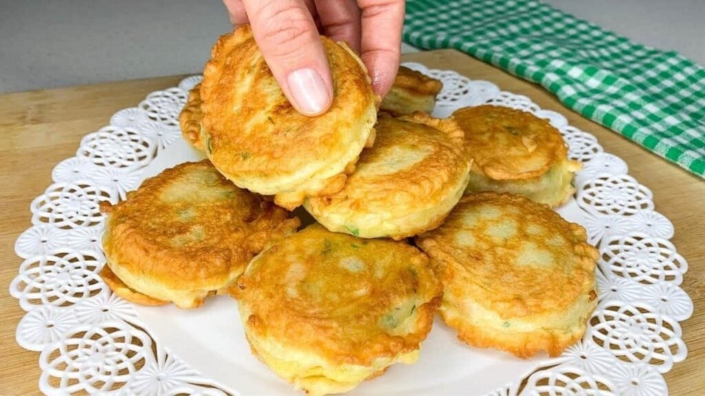 Crispy Pan-Fried Potato Cake, homemade and freshly served