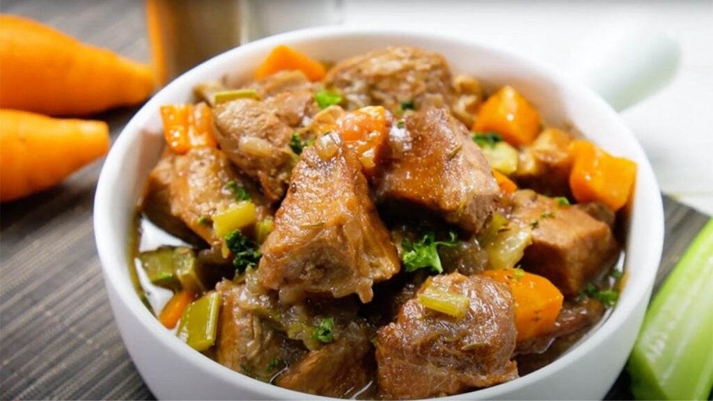 6-Step Crockpot Braised Pork Brisket, homemade and freshly served