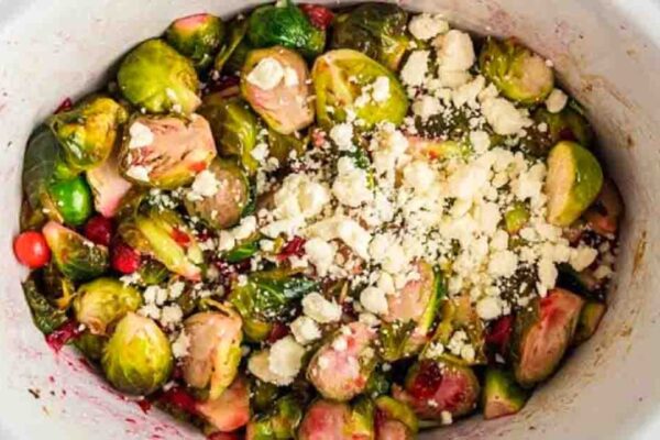 Crockpot Brussels Sprouts, homemade and freshly served