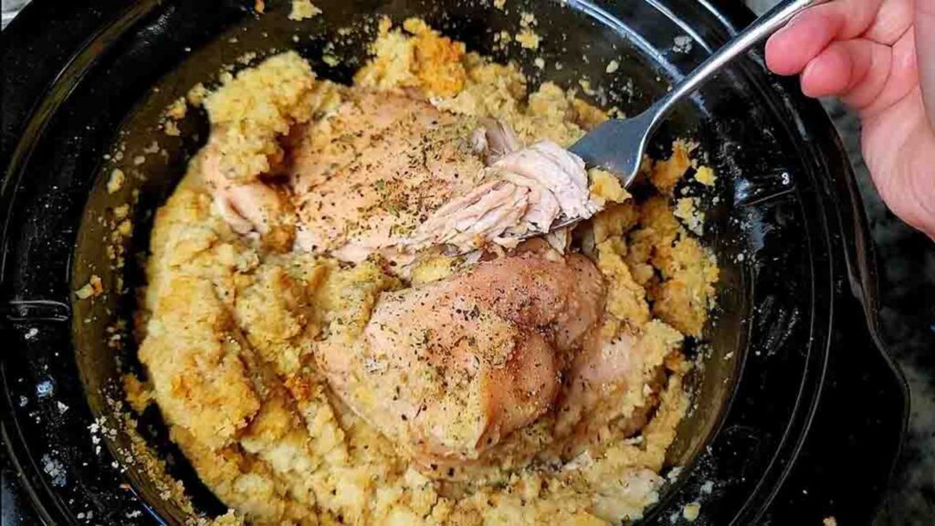 Crockpot Chicken Dinner, homemade and freshly served