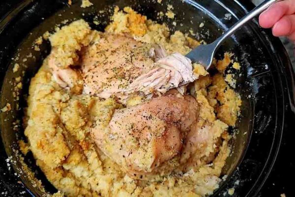 Crockpot Chicken Dinner, homemade and freshly served