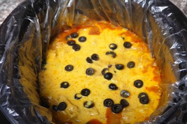 Crockpot Chicken Enchiladas, homemade and freshly served