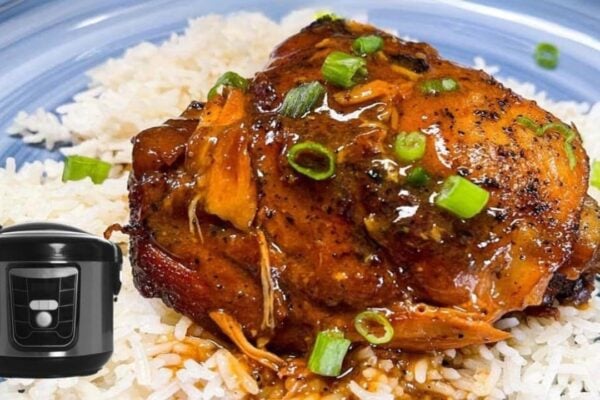Crockpot Honey Mustard Chicken, homemade and freshly served