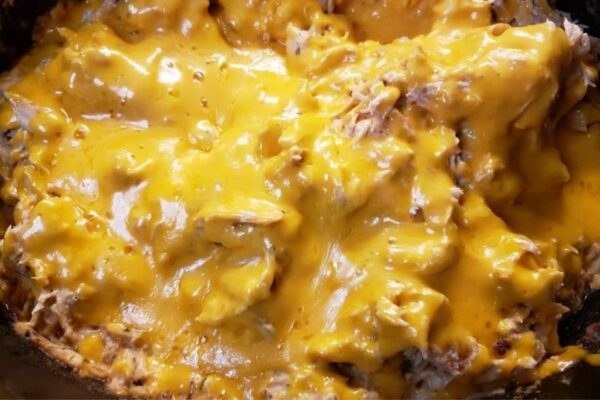 Crockpot Keto Crack Chicken, homemade and freshly served