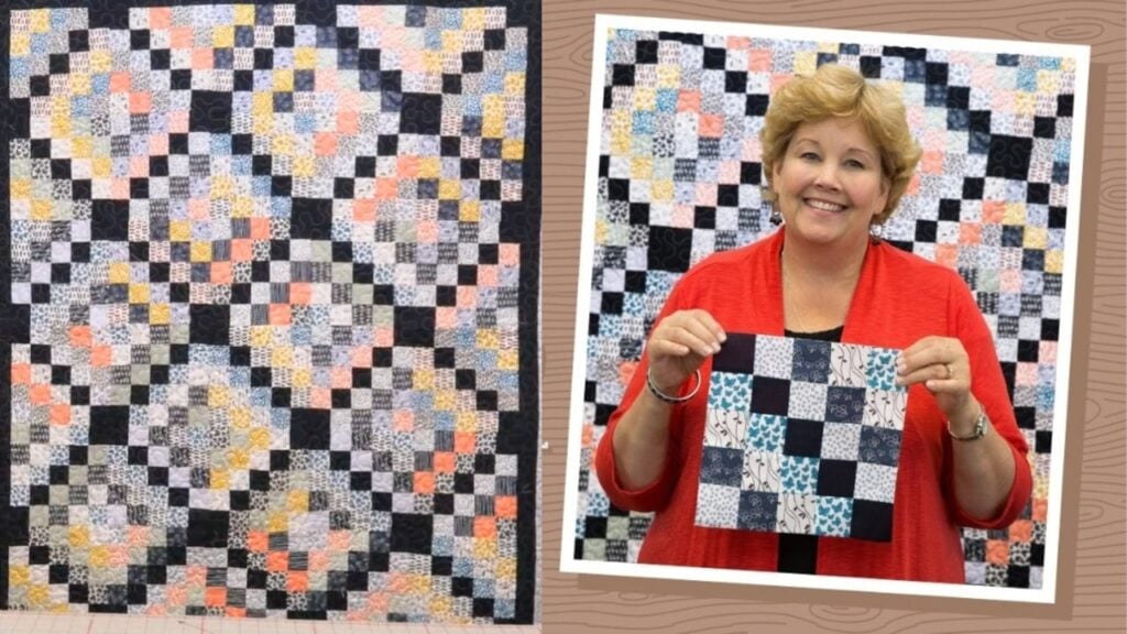 Finished Crossing Paths Quilt With Jenny Doan, a completed DIY project