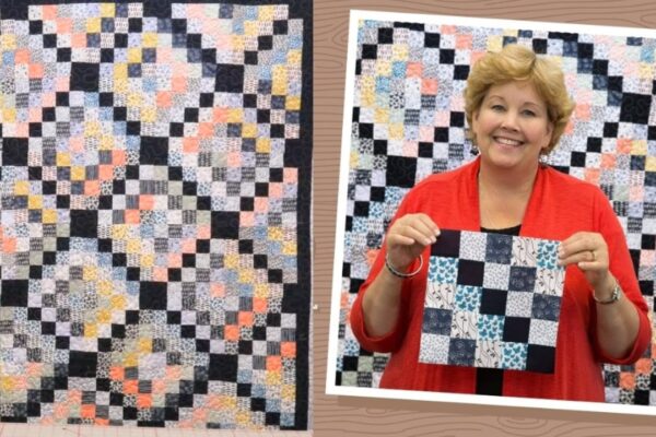 Finished Crossing Paths Quilt With Jenny Doan, a completed DIY project