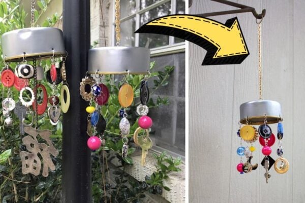 Finished Cute DIY Drawer Junk Wind Chime, a completed DIY project