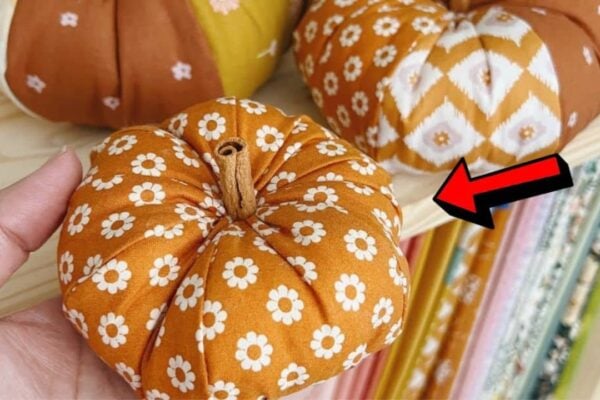 Cute Fall Fabric Pumpkins