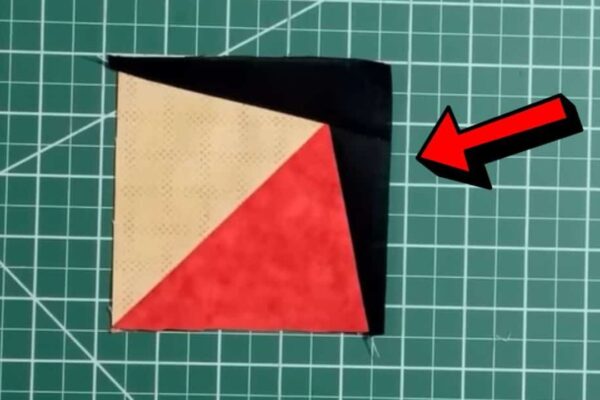Cutting Corners Quilt Block, homemade and freshly served