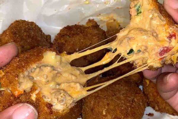 Lyssa’s Deep Fried Rotel Dip Balls, homemade and freshly served